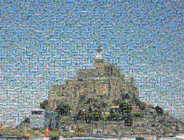 Trip to France photo mosaic