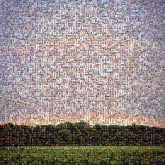 Double Rainbow Rainbows rain storm field sunset beautiful happiness luck clouds