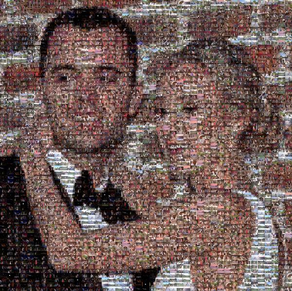 Just Married photo mosaic