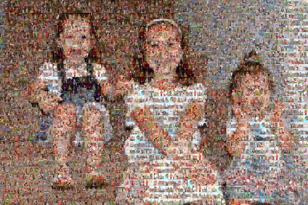 Sisters photo mosaic