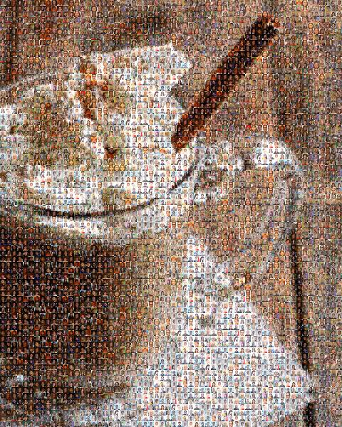 Cappuccino  photo mosaic