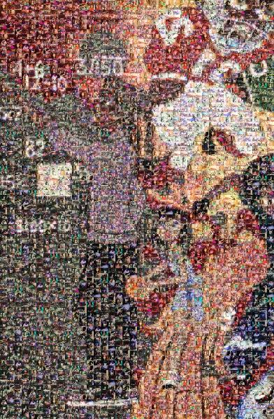 Illustrated Collage photo mosaic