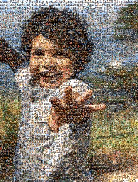 Happy Boy photo mosaic