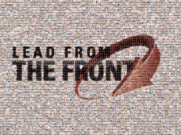 Lead From The Front photo mosaic