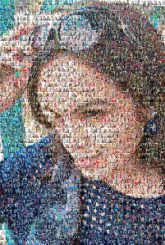 Portrait of a Young Woman girl smiling sunglasses happy portrait