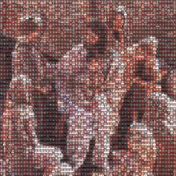 Religious Scene photo mosaic