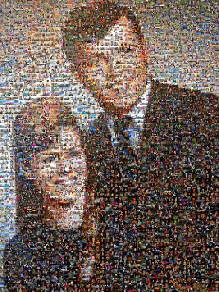 Mom and Dad photo mosaic
