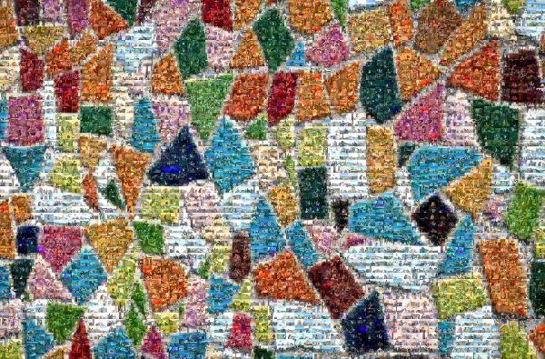 Colorful Stones photo mosaic
