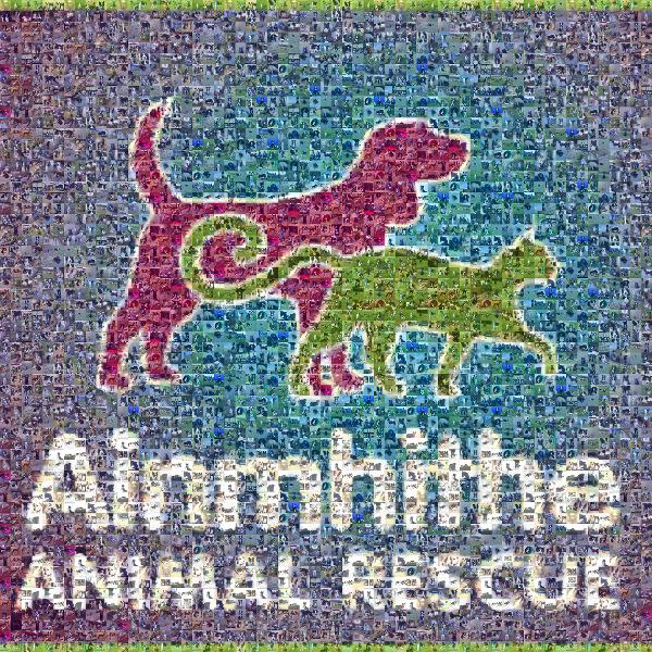 Animal Rescue photo mosaic