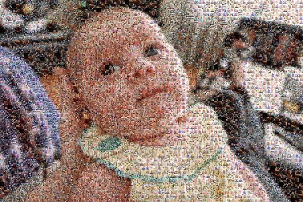 First Days at Home photo mosaic