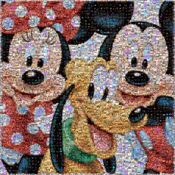 Disney Characters photo mosaic