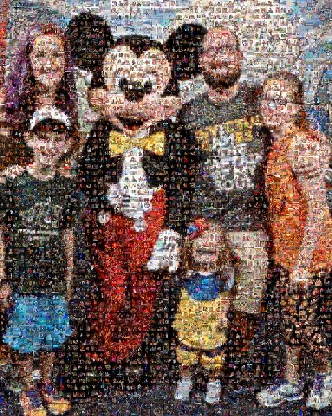Mickey Mouse Fan Club photo mosaic