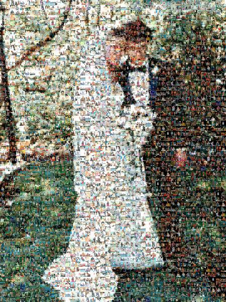 Wedded Bliss photo mosaic