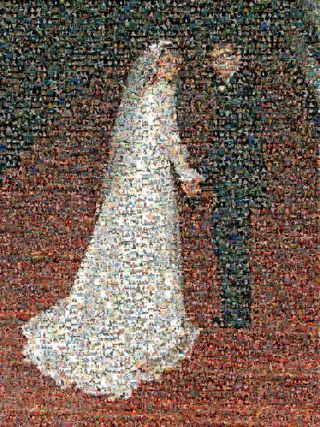 Marriage of Memories photo mosaic