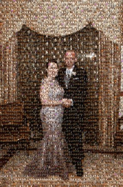 Wedding Guests photo mosaic