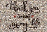 Thank You thank you messages quotes love hearts symbols icons words letters text script cursive