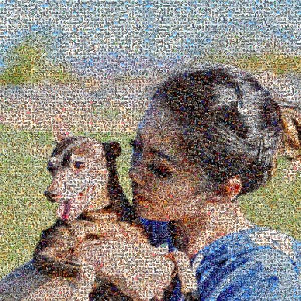 Girl's Best Friend photo mosaic