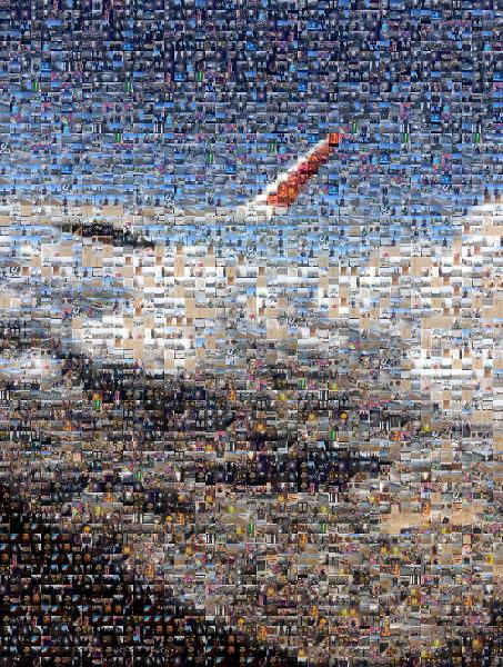 Above the Clouds photo mosaic