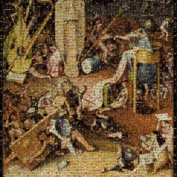 The Garden of Earthly Delights photo mosaic