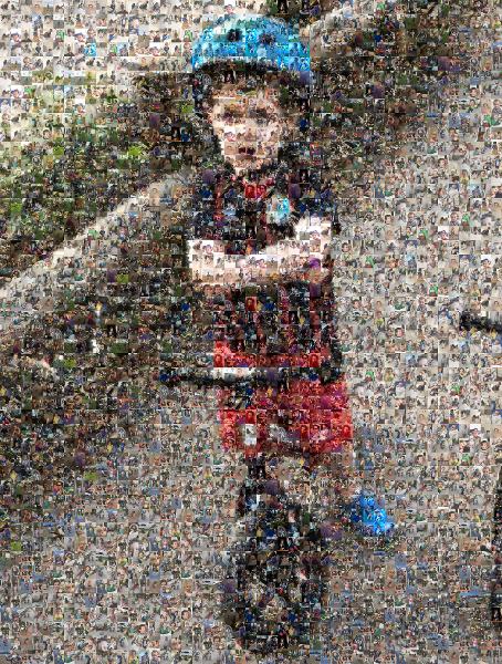 Learning to Ride a Bike photo mosaic