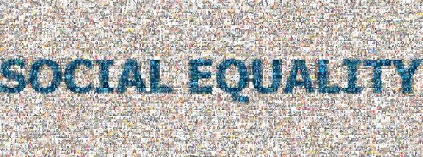 Social Equality photo mosaic
