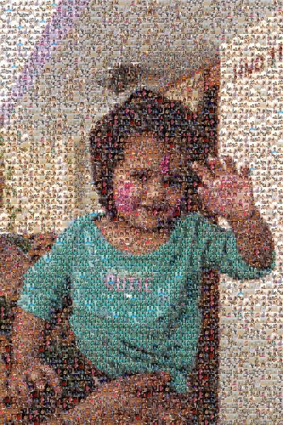 Hello! photo mosaic