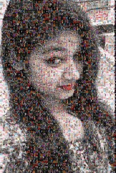 Filtered Self Portrait photo mosaic