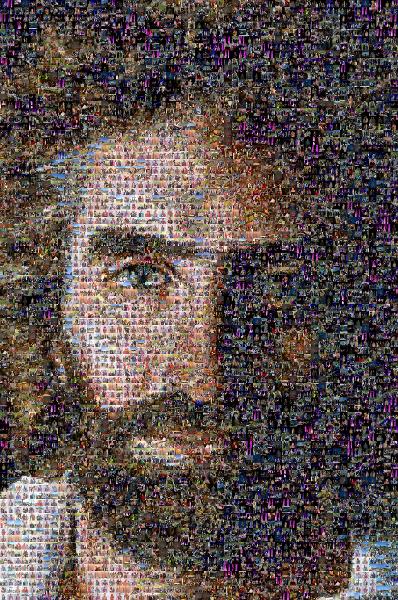 Jesus photo mosaic