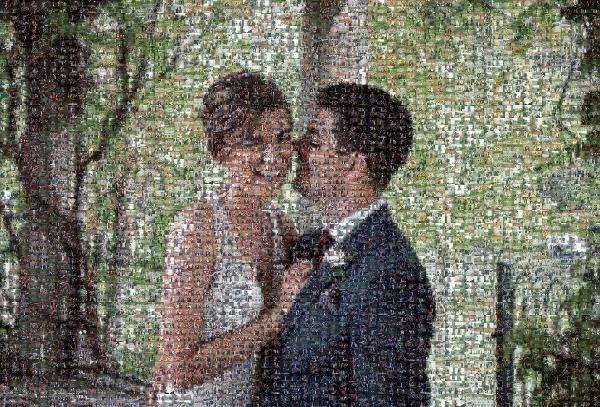 Best Wedding Ever photo mosaic