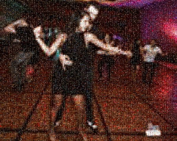 Dancers photo mosaic