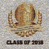Class of 2018 class of 2018 graduates graduating years numbers accomplishments milestones education students text words letters graphics