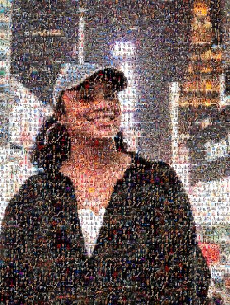 Woman in the City photo mosaic