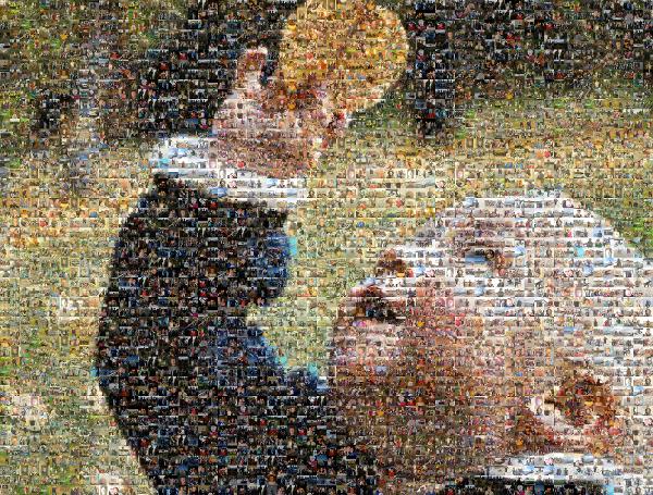 Baby  photo mosaic