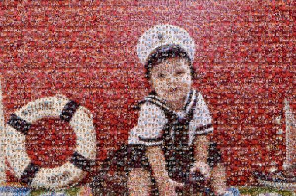 Themed Portrait photo mosaic