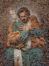 Raúl Berzosa Fernández Raúl Berzosa Fernández Cathedral Basilica of the Sacred Heart Painting Art Religious art Image Christian art Saint Oil painting Work of art Religious item Illustration Drawing Visual arts Mythology Stock photography Holy places Prophet