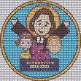 Cartoon Clip art Human behavior Logo Cartoon Product Hair Hairstyle Facial expression Vertebrate Organ Smile Sharing Happy Fun