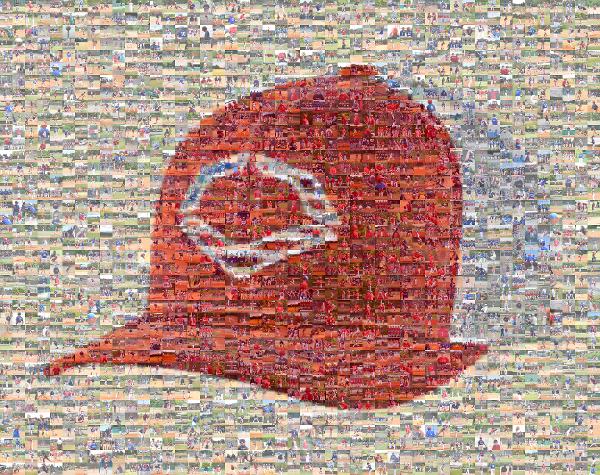 Baseball Hat photo mosaic