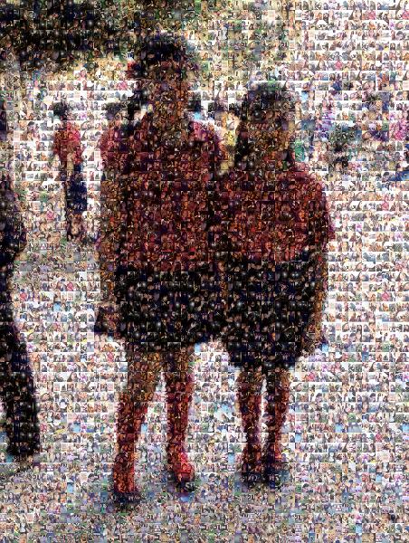 School Mates photo mosaic