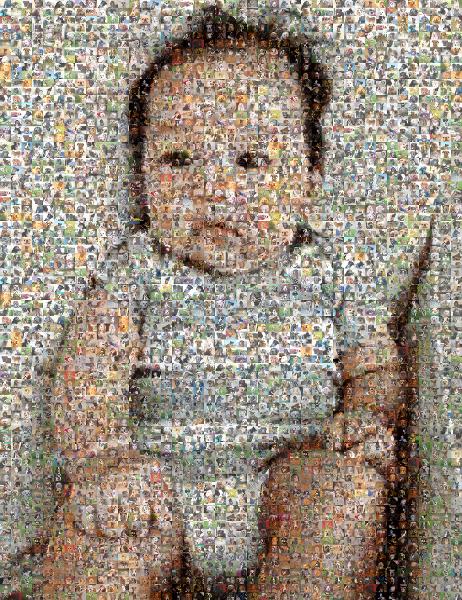Baby Boy photo mosaic