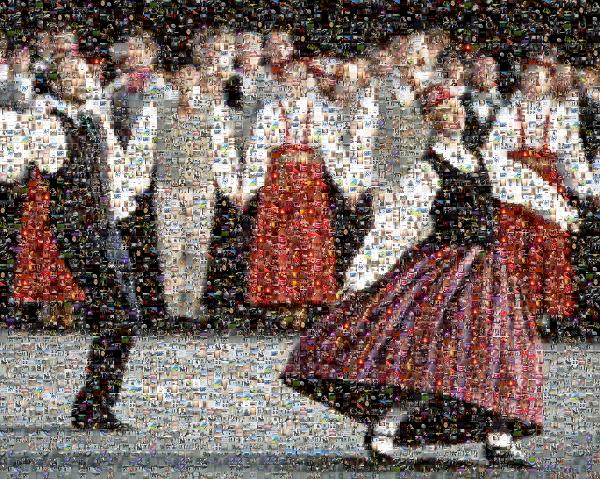 Performers photo mosaic