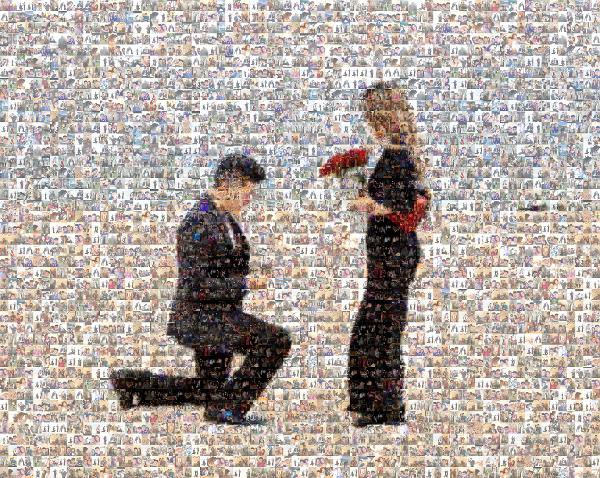 Will You Marry Me? photo mosaic
