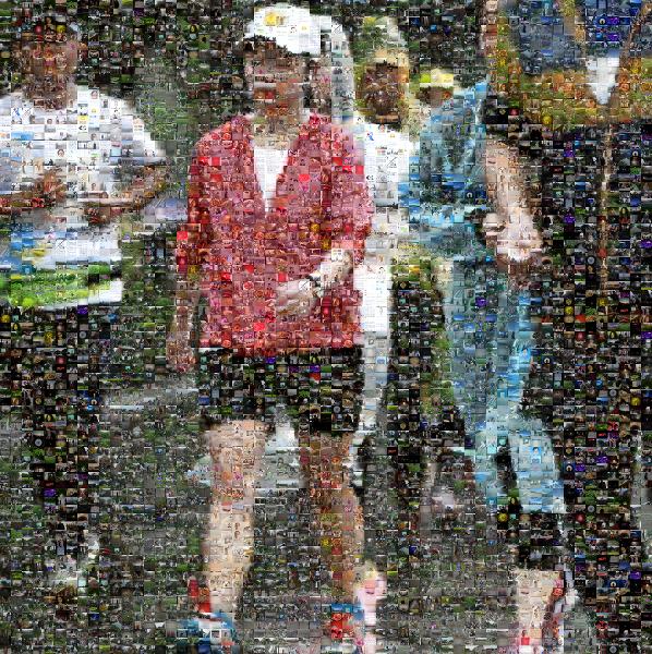 Running A Race photo mosaic
