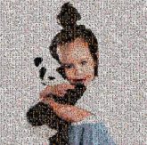 young girls people person faces portraits kids children toddlers toys stuffed animals pandas cute 