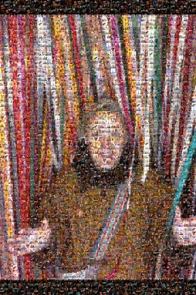 Fun Portrait photo mosaic