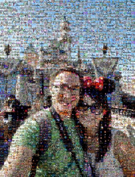 Disneyland Vacation photo mosaic