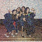 Graduation Day graduation graduates accomplishments milestones groups friends women woman person people distant distance students