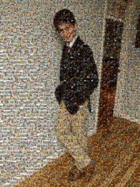 Young Man photo mosaic