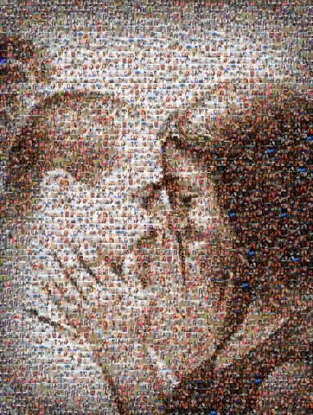 Husband and Wife photo mosaic