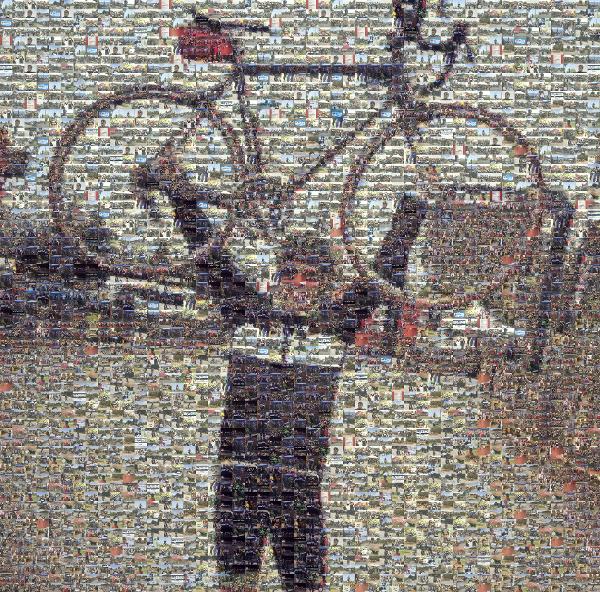 Cyclo-cross photo mosaic