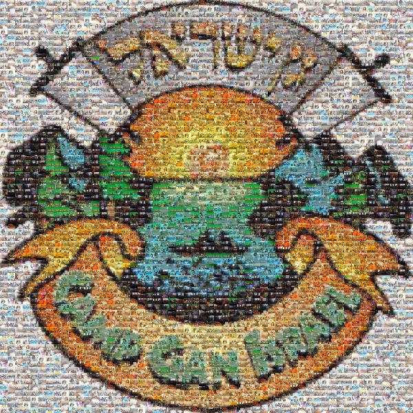 Camp Logo photo mosaic